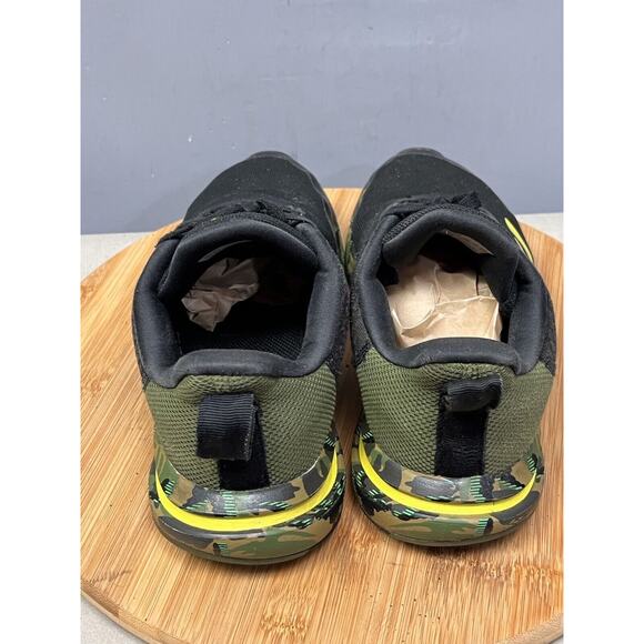 Adidas Fortarun‎ S23770 Black Running Shoes Mens 7 Sneakers Camo Green Casual - Picture 4 of 8